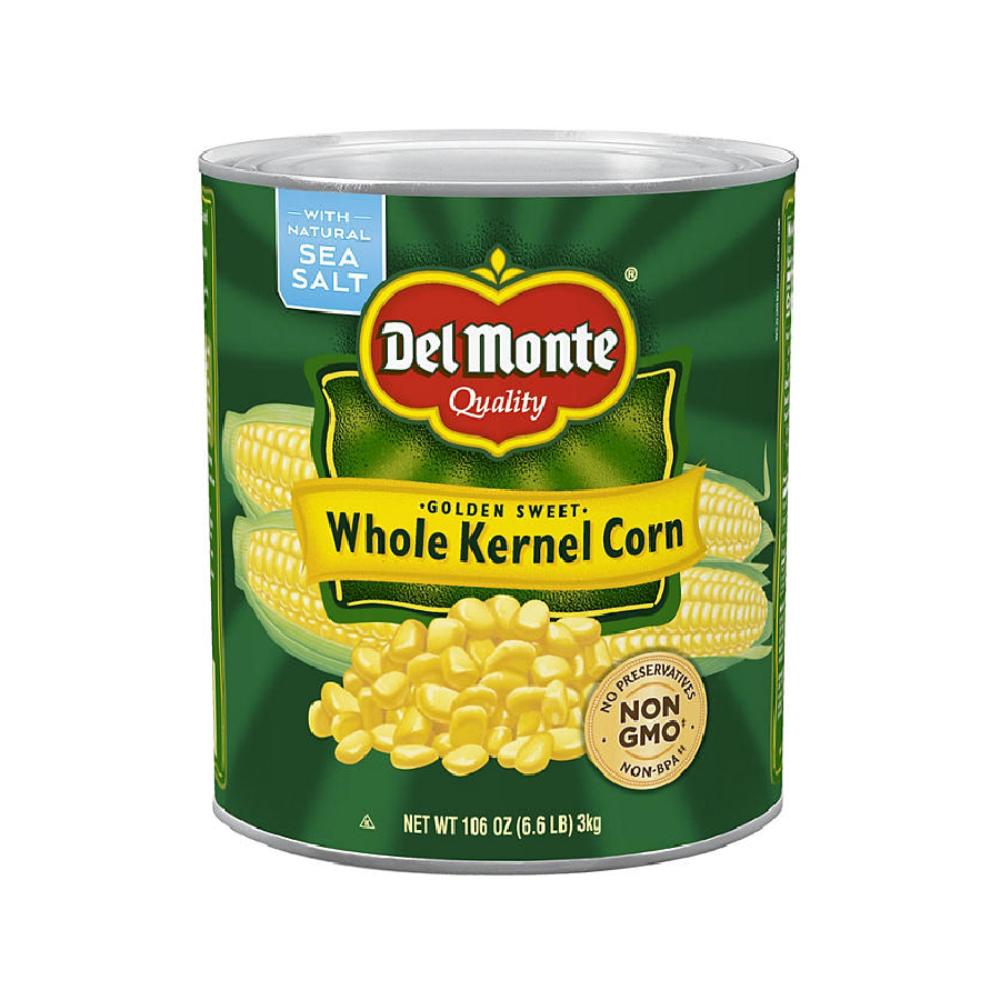 Del Monte Sweet Whole Kernel Corn 106oz